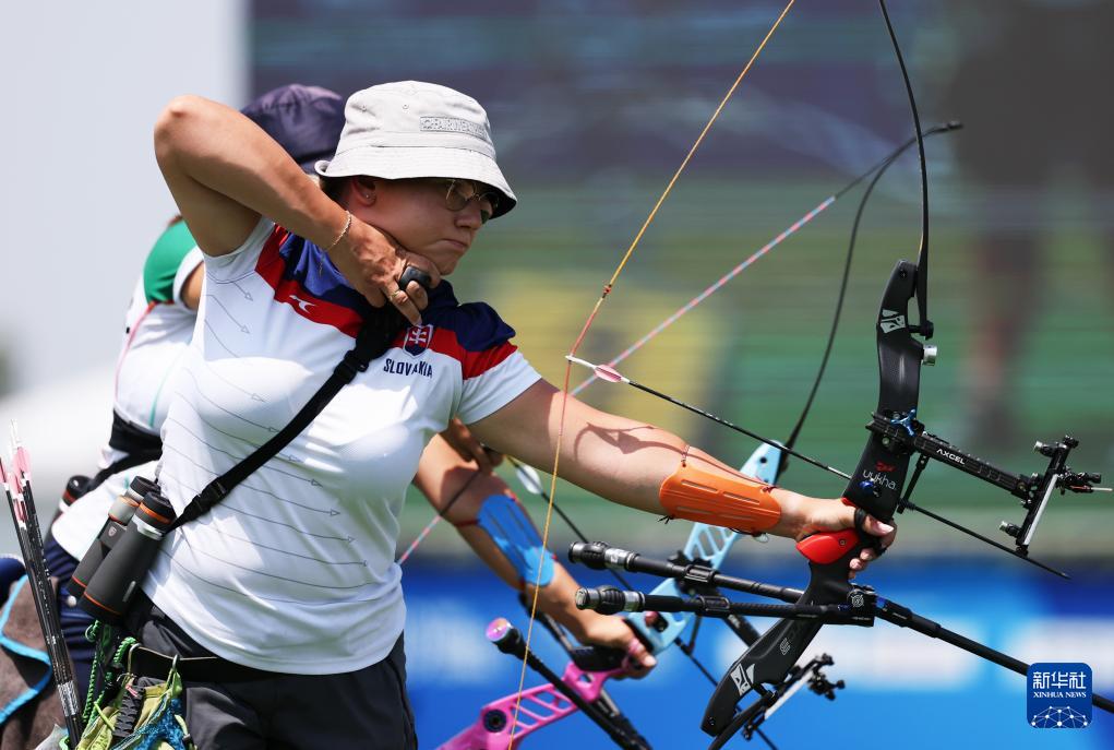 成都世運會丨野外射箭——女子反曲弓決賽：斯洛伐克選手巴蘭科娃奪冠