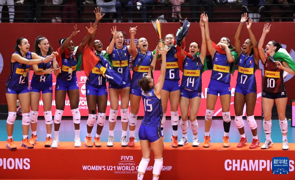 排球——U21女排世錦賽：意大利隊奪冠