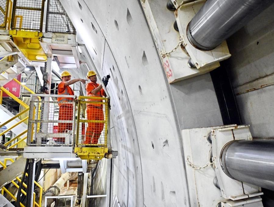 青島膠州灣第二隧道盾構掘進突破3000米